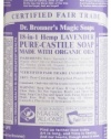 Dr. Bronner's Magic Soaps Pure-Castile Soap, 18-in-1 Hemp Lavender, 32-Ounce