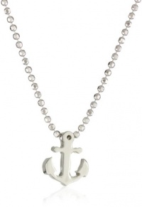 Alex Woo Little Seasons Sterling Silver Anchor Pendant Necklace