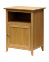 Winsome Wood End Table/Night Stand with Door and Shelf, Natural