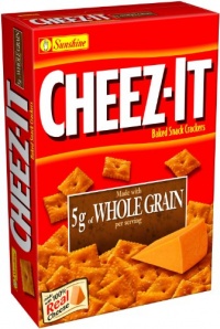 Cheez-It Baked Snack Crackers, Whole Grain, 13.7-Ounce Packages (Pack of 4)