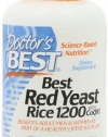 Doctor's Best Best Red Yeast Rice 1200 mg with Coq10, 180-Count