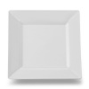 Squares 6 Dessert Plate, White, (Set of 10)