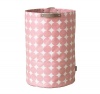 DwellStudio Storage Bin, Dots Petal, Cylinder