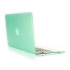 TopCase Rubberized Hard Case Cover for Macbook Air 13 (A1369 and A1466) with TopCase Mouse Pad (GREEN)