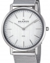 Skagen Men's O18LSSC Quartz Stainless Steel Silver Dial Watch