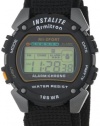 Armitron Men's 406623 Chronograph Round Gray and Black Nylon Strap Digital Sport Watch