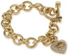 Juicy Couture Jewelry Replenishment Pave Icon Bracelet, 7.5