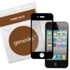 Generiks Screen Protector Film for iPhone 4 & 4S - (3 Pack) Anti-Glare Bubble Free