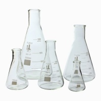 213B2 Karter Scientific Glass Erlenmeyer Flask 5 Piece Set 50, 150, 250, 500, & 1000ml