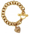 Juicy Couture Jewelry Pave Gold Starter Charm Bracelet