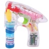 Transparent LED Bubble Gun - 1 piece