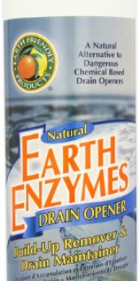 Earth Friendly Products Earth Enzymes, Drain Opener,  32-Ounces  (Pack of 3)