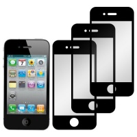 Screen Protector Film for iPhone 4 & 4S - (3 Pack) Bubble Free