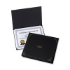 Oxford Certificate Holder, 80lb Linen Stock, 8 1/2 x 11 Inches, Black, Five per Pack (29900-055BGD)