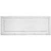 InterDesign Design Spa Rug, White, 60 Inch X 21 Inch