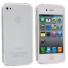 Clear Plain TPU Rubber Skin Case Cover for Apple iPhone 4 4G 4S