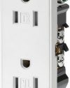 Cooper Wiring Devices 9505TRWS Aspire Tamper Resistant Duplex Receptacle, White Satin