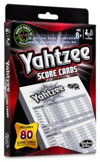 Yahtzee 80 Score Cards