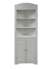 Ellsworth Tall Corner Etagere  - White