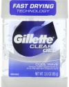 Gillette Clear Gel Cool Wave Anti-Perspirant/Deodorant 3 Oz (Pack of 2)