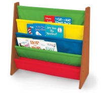 Tot Tutors Book Rack, Dark Pine