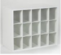 ClosetMaid 15-Cubby Shoe Organizer, White