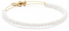 Alex and Ani Collegiate White Sea Bead Expandable Wire Bangle Bracelet