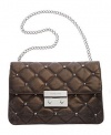 Michael Kors Handbag Sloan Quilt Stud Clutch Nickel