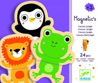 Djeco / Wooden Magnet Play Set, Hello Animals