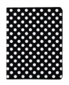 Black and White Polka Dot Pattern PU Leather Case For iPad 2