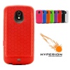 Hyperion Samsung Galaxy Nexus Extended Battery HoneyComb TPU Case Red (Hyperion Retail Packaging) **Compatible with ALL Hyperion, Qcell, and Anker Galaxy Nexus Extended Battery Models**