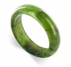 Fragile Olive Jade Band Gemstone Ring Size 4 to 13