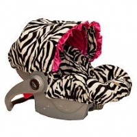 Baby Bella Maya Infant Car Seat Cover Zoe Zebra