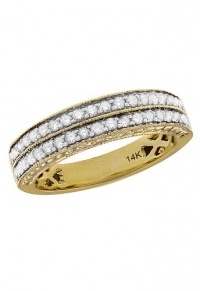 Effy Jewlery 14K Yellow Gold Diamond Band, .47 TCW Ring size 7