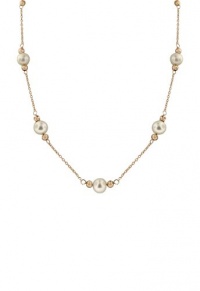 Effy Jewlery 14K Rose Gold 18 Pearl Necklace