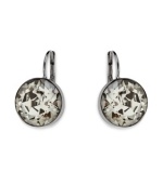 Good things come in small packages! They may be petite, but Swarovski's Bella round crystal earrings make a big impact whenever you wear them. Crafted in ruthenium tone mixed metal. Approximate diameter: 1 inch.