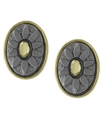 Spring ahead! Petite petals adorn these pretty flower stud earrings from 2028. Crafted in silver and gold tone mixed metal. Earrings feature a clip-on backing for non-pierced ears. Approximate diameter: 3/4 inch.