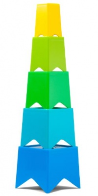 Kid O Stack and Nest Cups (Cool Colors)