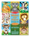 Melissa & Doug Make-a-Face Crazy Animals Sticker Pad