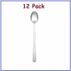 1 Dozen Ice Tea Spoons Windsor Flatware with Bright Finish! *Great Quality*