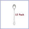 1 Dozen Ice Tea Spoons Sunflower Flatware with Bright Finish! *Great Quality*