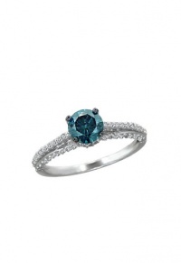 Effy Jewlery Prism Bella Bleu Diamond Ring, 1.10 TCW Ring size 7