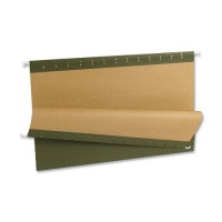 Pendaflex 81622 Recycled Standard Green Hanging File Folders, Legal, 1/5 Cut Tabs, 25/box