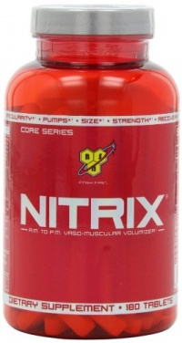 BSN Nitrix A.M. to P.M. Vaso-Muscular Volumizer, 180 Tablets