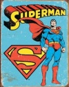 Superman Distressed Retro Vintage Tin Sign