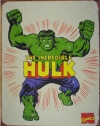 Incredible Hulk Marvel Comics Distressed Retro Vintage Tin Sign