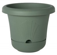 Fiskars 48414 Self Watering Planter, 14.4-Inch, Thyme Green