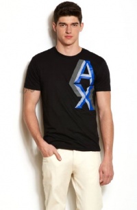 Armani Exchange Mens Stacked A|X Tee