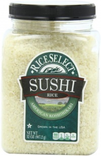 RiceSelect Sushi Rice, 32-Ounce Jars (Pack of 4)