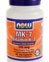 Now Foods Vitamin K-2 (MK7) Veg Capsules, 100 mcg, 60 Count